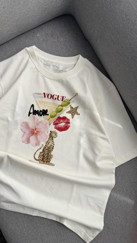 تیشرت ترند پلنگ vogue