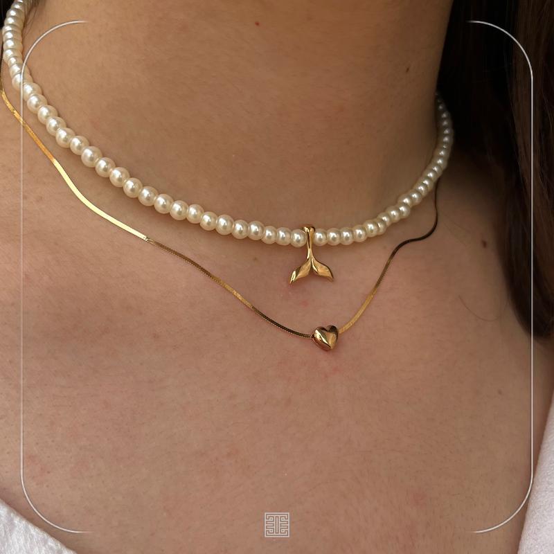 گردنی مرواریدی دم وال