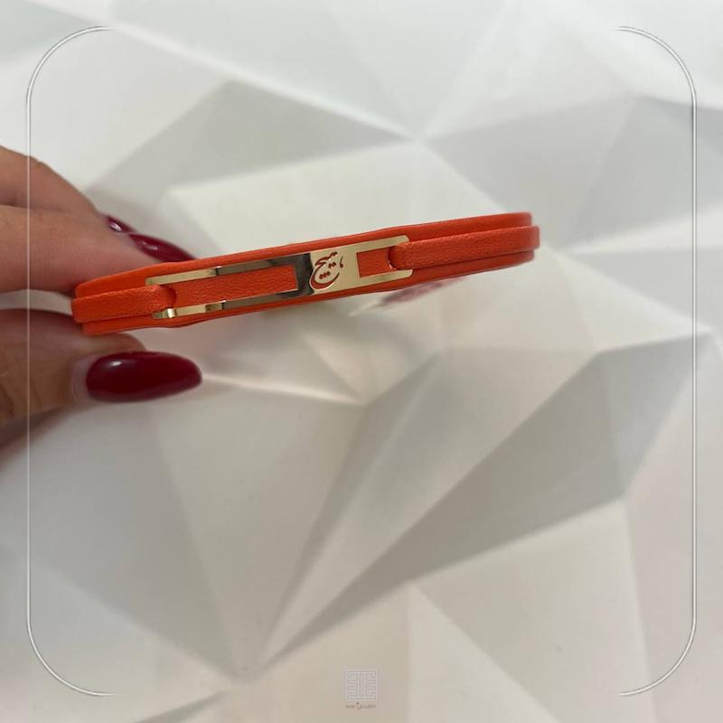 دستبند چرم دخترانه