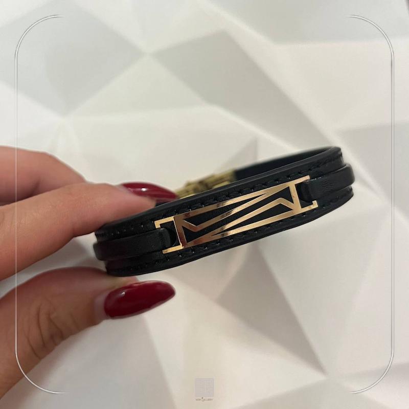 دستبند چرم مردانه