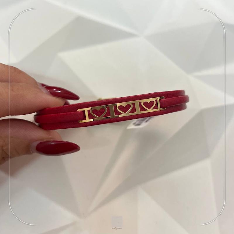 دستبند چرم دخترانه