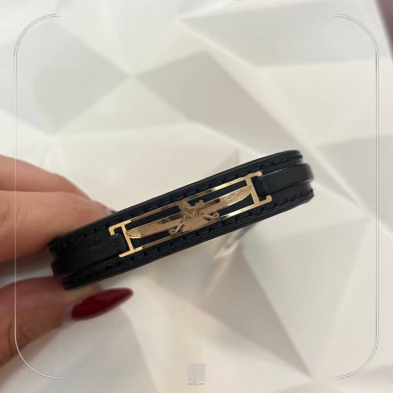 دستبند چرم مردانه