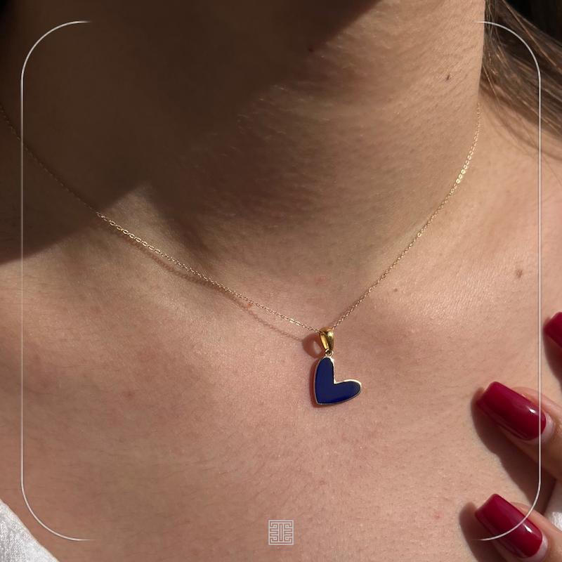 پلاک قلب مینا