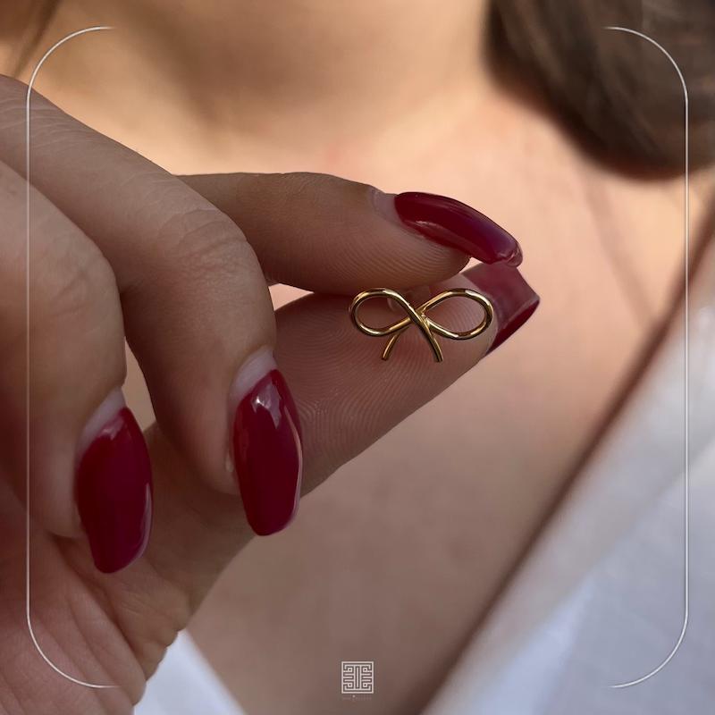 گوشواره پاپیون