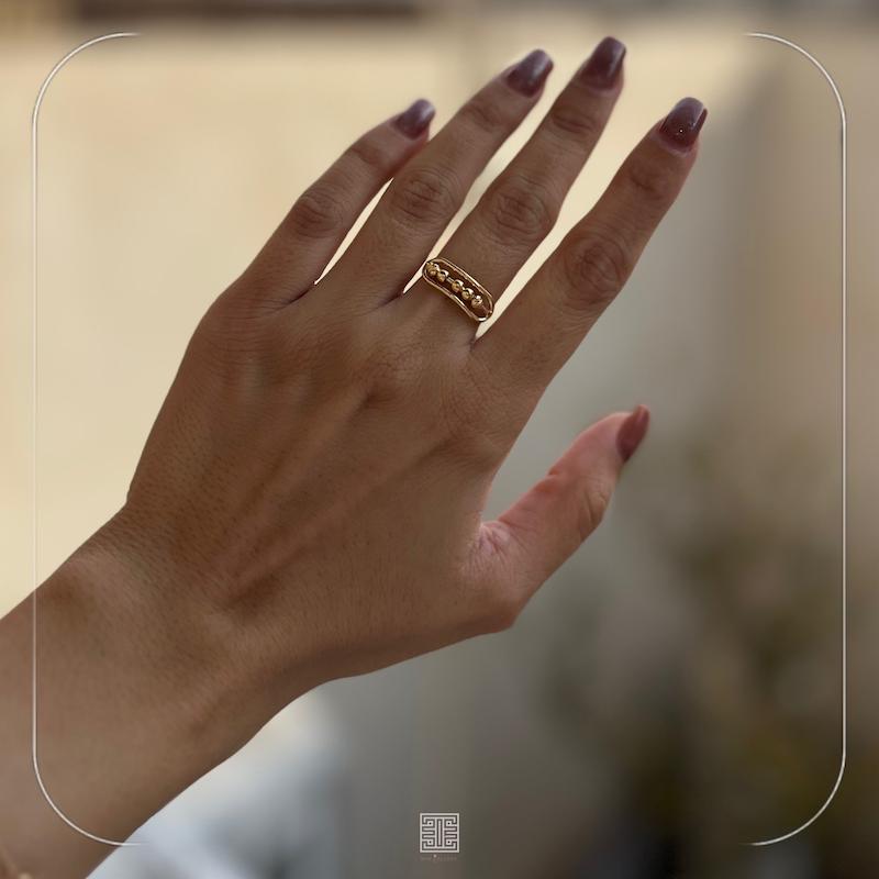 انگشتر مینیمال گوی