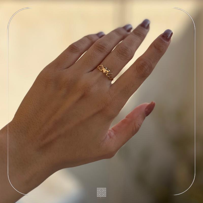 انگشتر مینیمال قلب