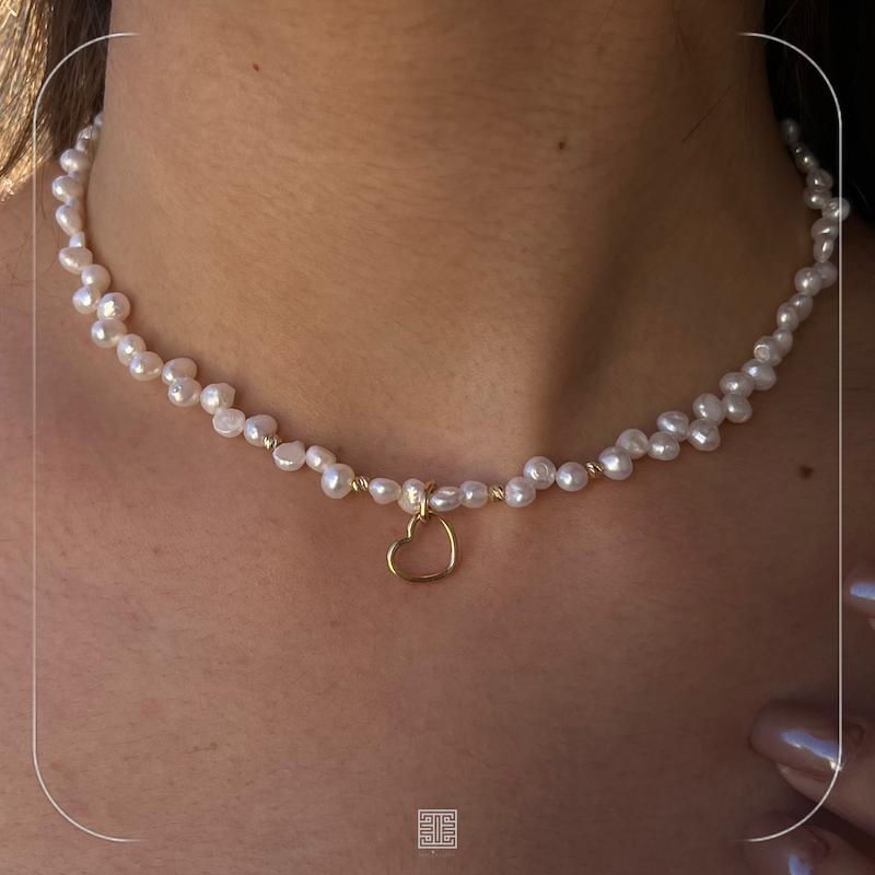 گردنی مرواریدی قلب