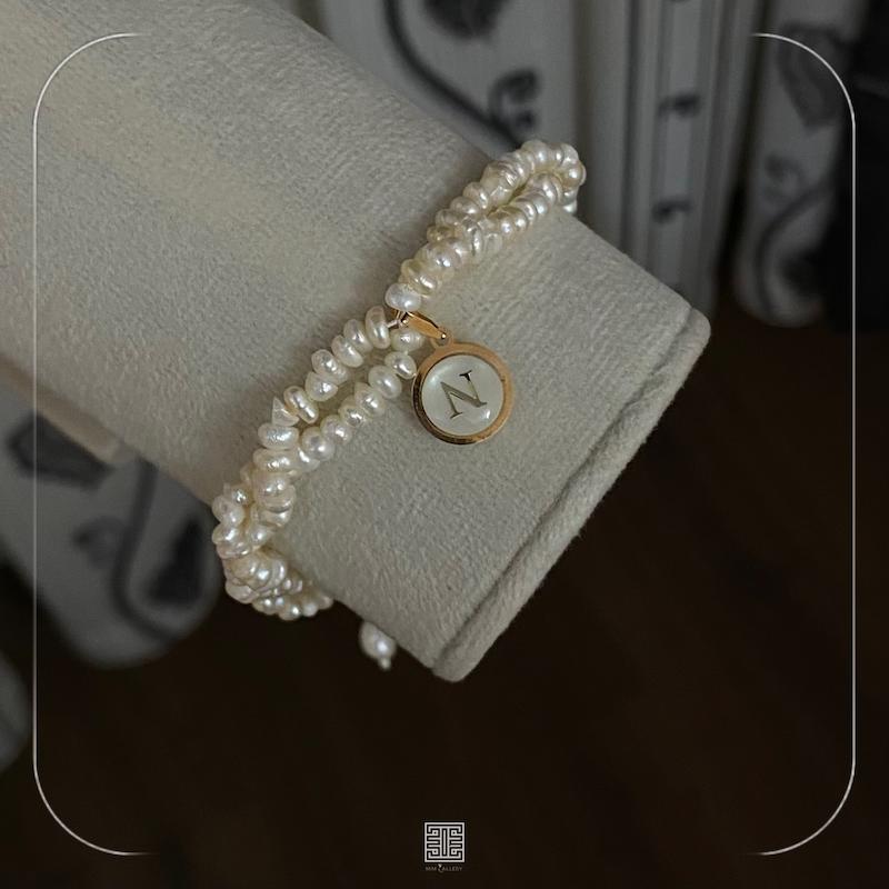 دستبند مرواریدی حروف