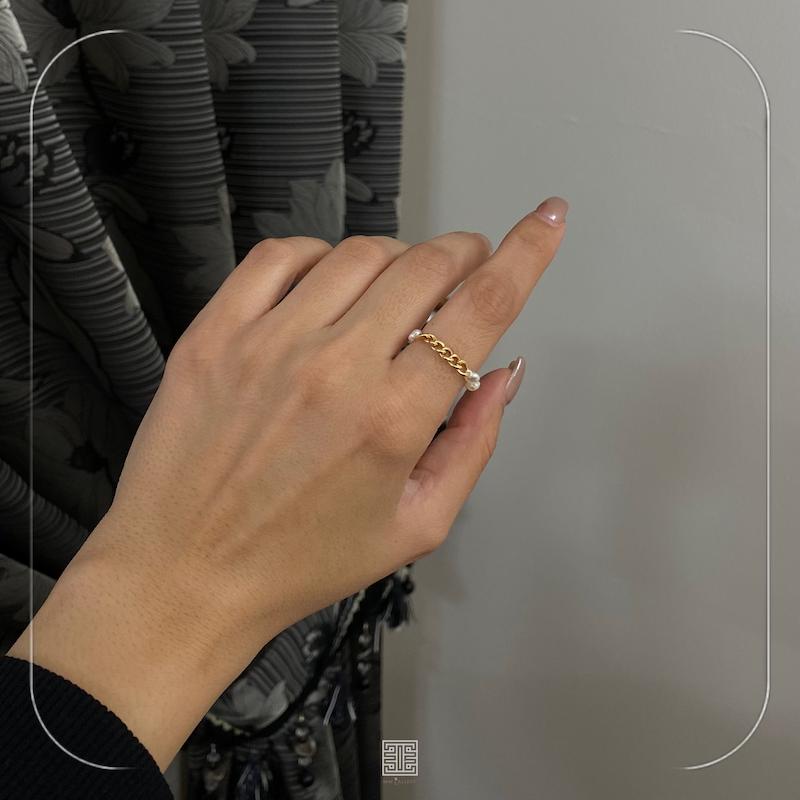 انگشتر مرواریدی کارتیر