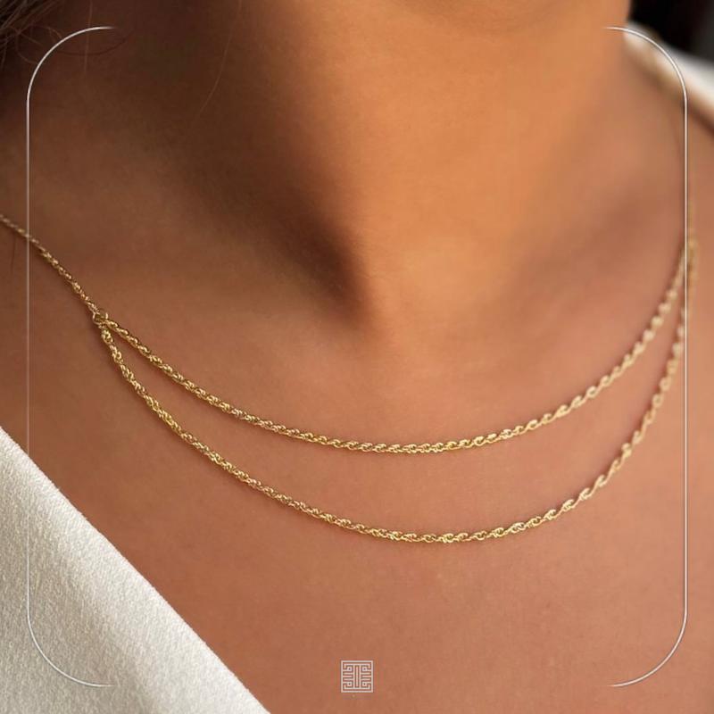 گردنی طنابی دو رج