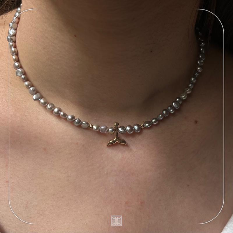 گردنی مرواریدی دم وال