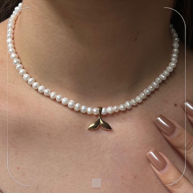 گردنی مرواریدی دم وال