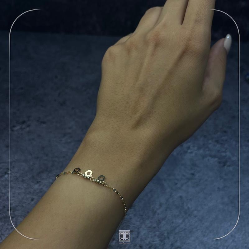 دستبند سه گل