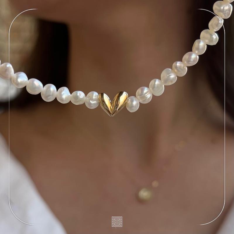 گردنی مرواریدی قلب هلیومی