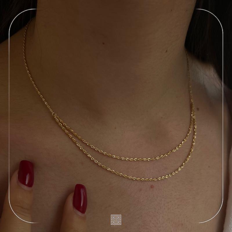 گردنی طنابی دو رج