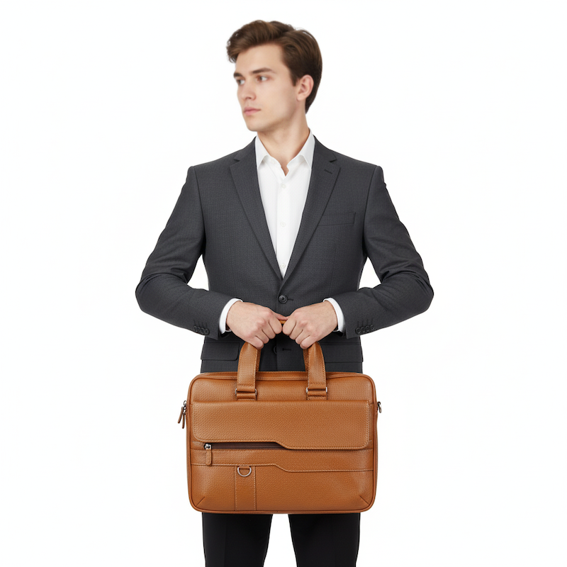 کیف لپ‌تاپ اداری (چرم مصنوعی) مدل ۳۵۰