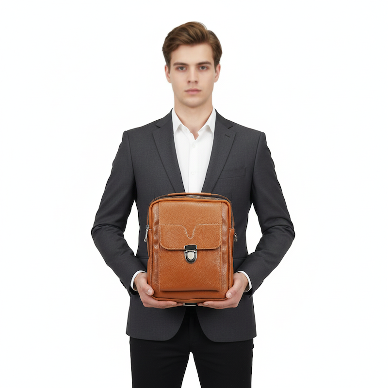 کیف دوشی چرم مصنوعی مدل ۱۶۴