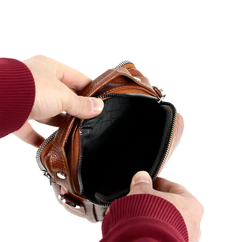 کیف دوشی چرم طبیعی مدل ۳۵۳