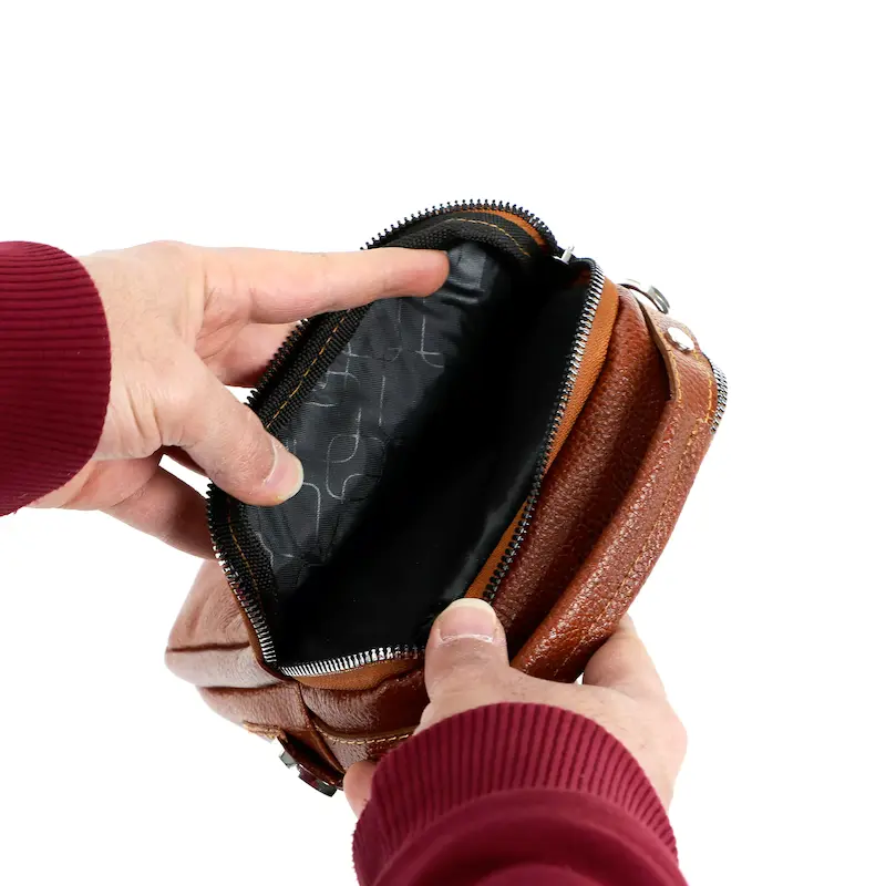 کیف دوشی چرم طبیعی مدل ۳۵۳