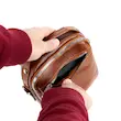کیف دوشی چرم طبیعی مدل ۳۵۳