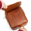 کیف دوشی چرم طبیعی مدل ۳۵۵