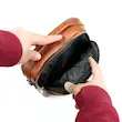 کیف دوشی چرم طبیعی مدل ۷۰۵۴