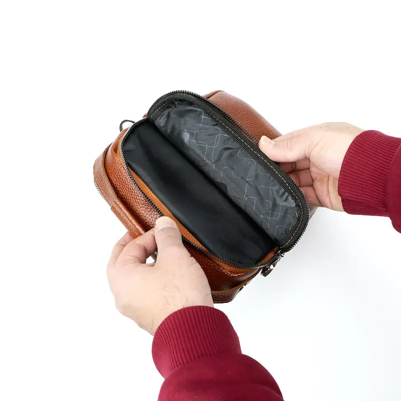 کیف دوشی چرم طبیعی مدل ۷۰۵۶