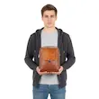 کیف دوشی چرم طبیعی مدل ۷۰۵۶