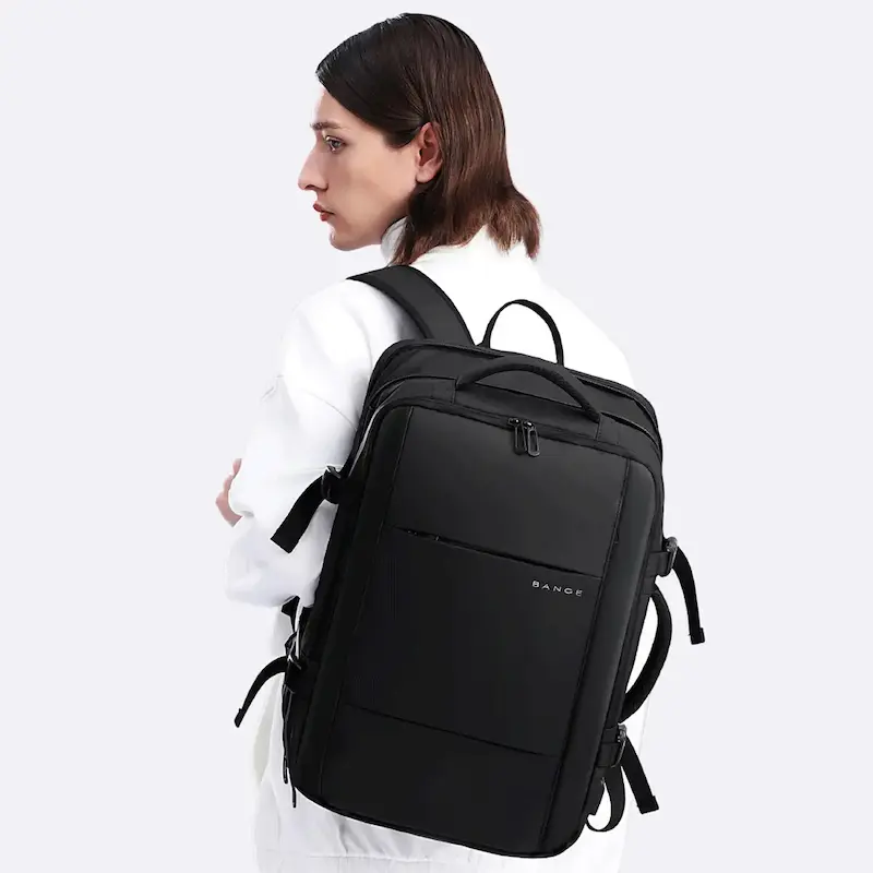 کوله پشتی مسافرتی لپ تاپ بنج (BANGE) مدل BG-3028 مناسب برای لپ تاپ های 15.6 اینچی به همراه پمپ وکیوم