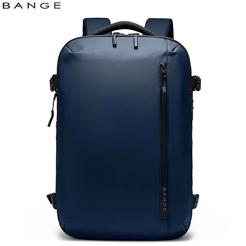 کوله پشتی لپ تاپ 15.6 اینچ مسافرتی ضد آب بنج (BANGE) مدل BG-7876-1 طرح چمدان با دریچه وکیوم