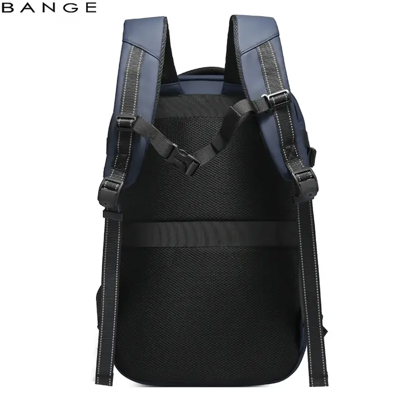 کوله پشتی لپ تاپ 15.6 اینچ مسافرتی ضد آب بنج (BANGE) مدل BG-7876-1 طرح چمدان با دریچه وکیوم
