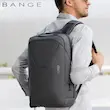 کوله پشتی مسافرتی لپ تاپ 15.6 اینچ ضد آب و ضد سرقت یو اس بی دار بنج (BANGE) مدل BG-22188 