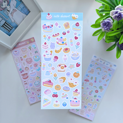 cutie dessert 🍨 Sticker Sheet