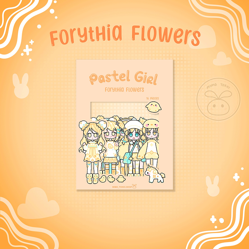 Pastel Girl 🐥 Forythia Flowers