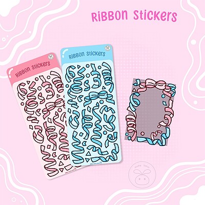 Ribbon Stickers 🎀✨