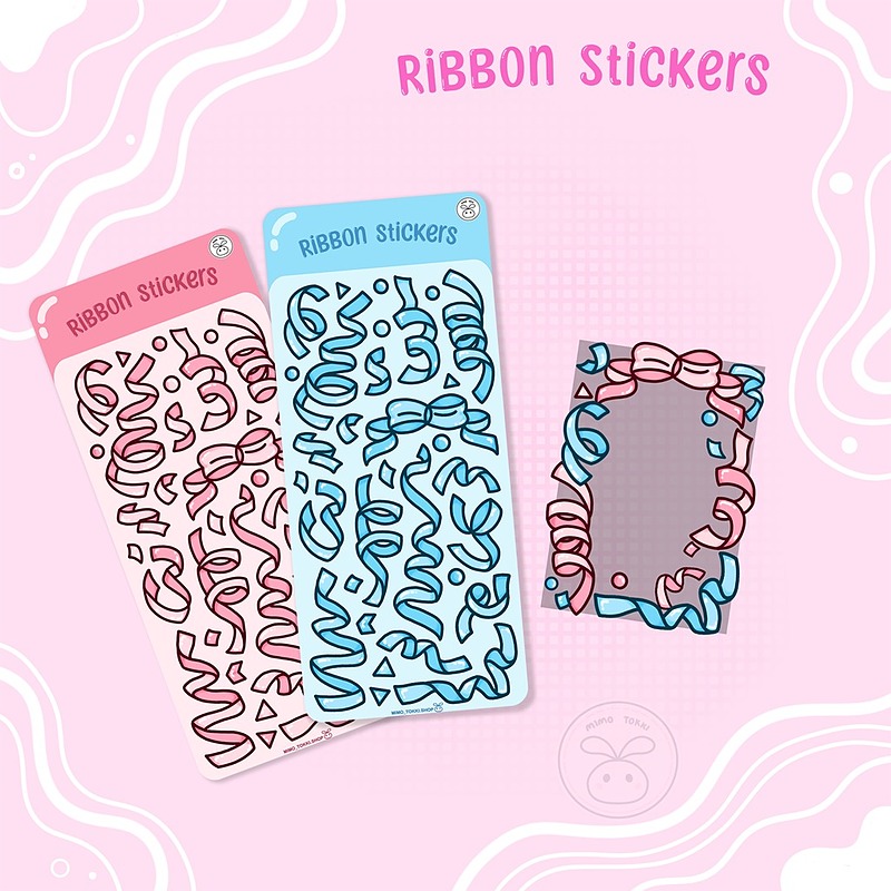 Ribbon Stickers 🎀✨