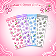 🌸Sakura Deco Sticker🌸