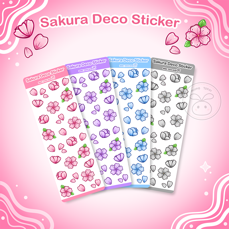 🌸Sakura Deco Sticker🌸