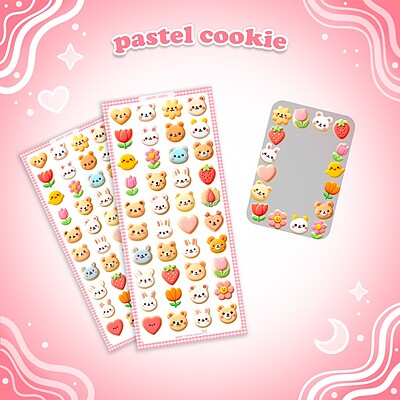 pastel cookie