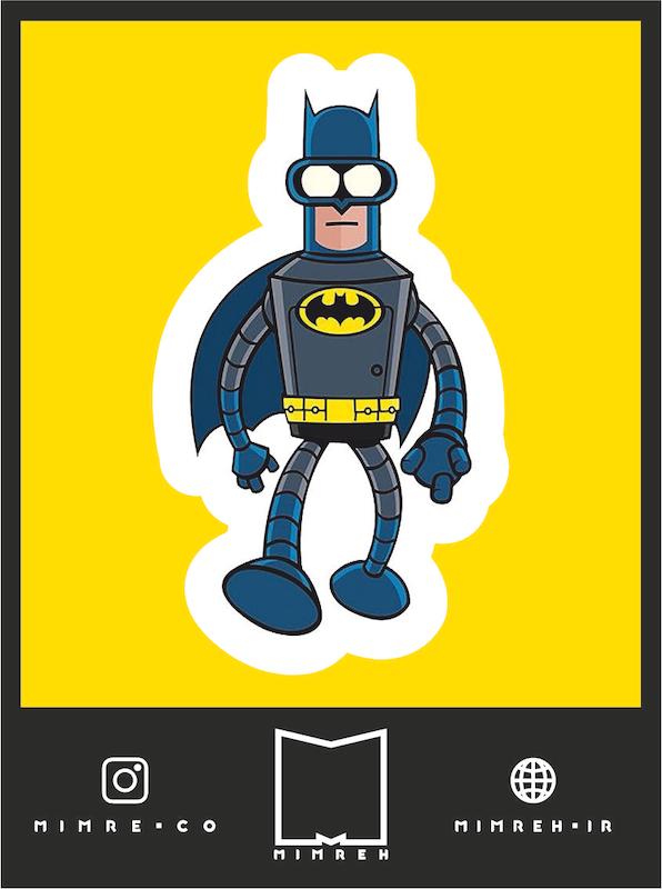 استیکر batman 16