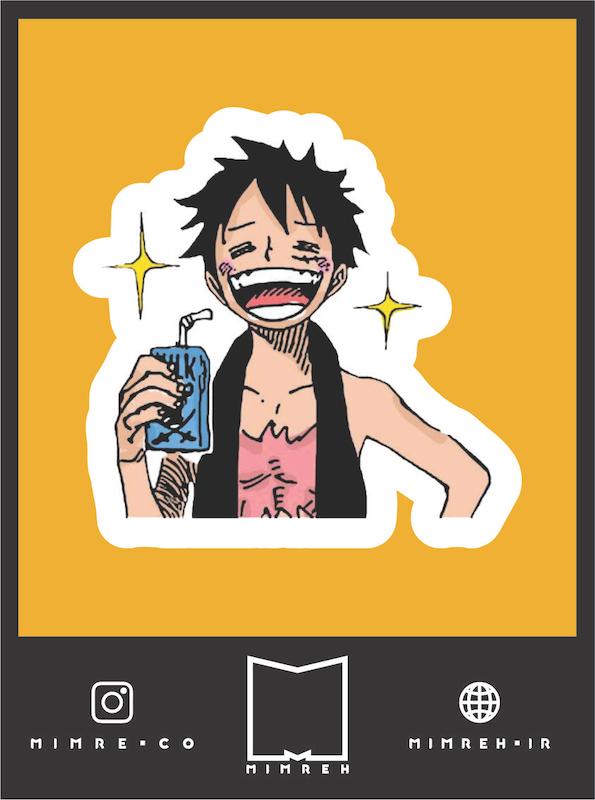 استیکر One piece14