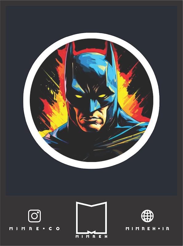 استیکر Bat Man12