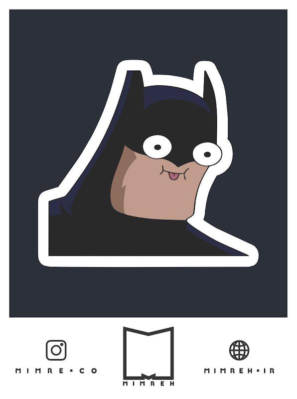 استیکر Bat Man5