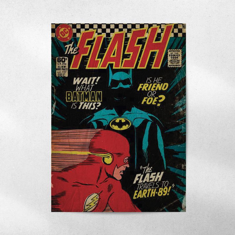 پوستر Flash and batman