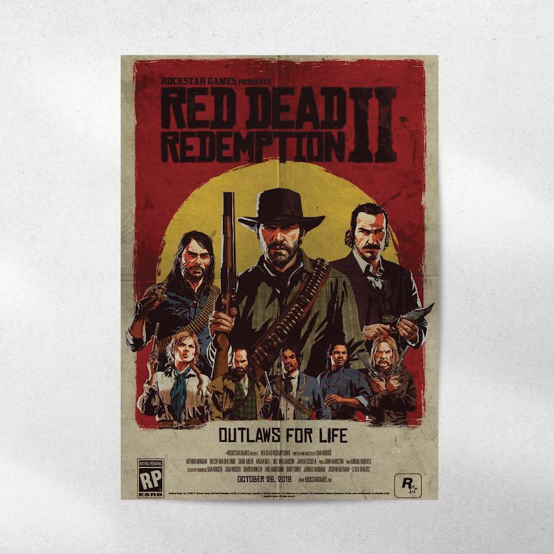 پوستر Red dead 2