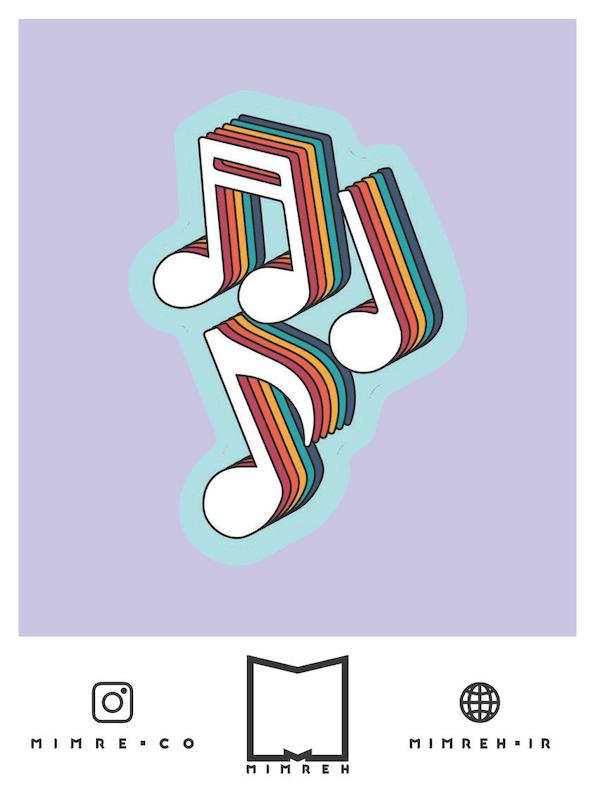 استیکر Music127
