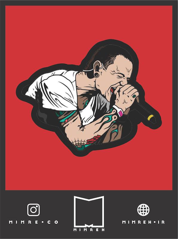 استیکر rock and metal bands30