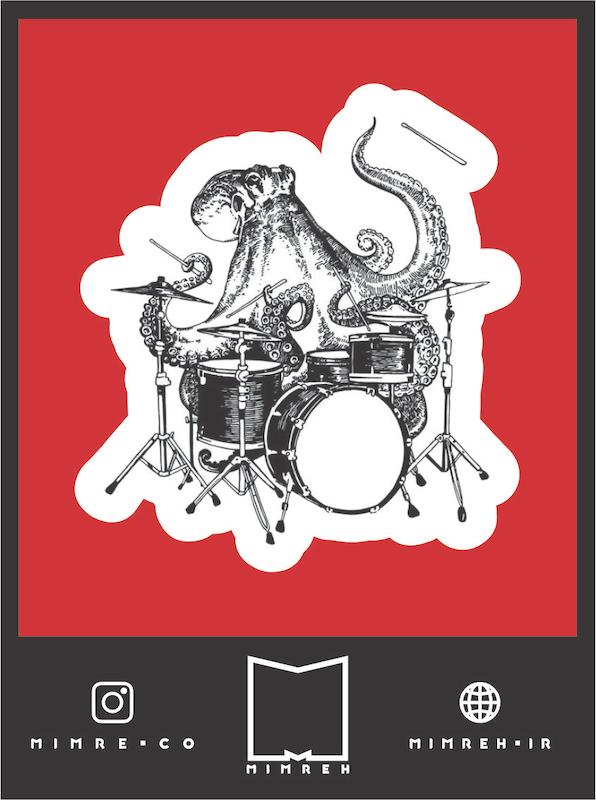 استیکر rock and metal bands18