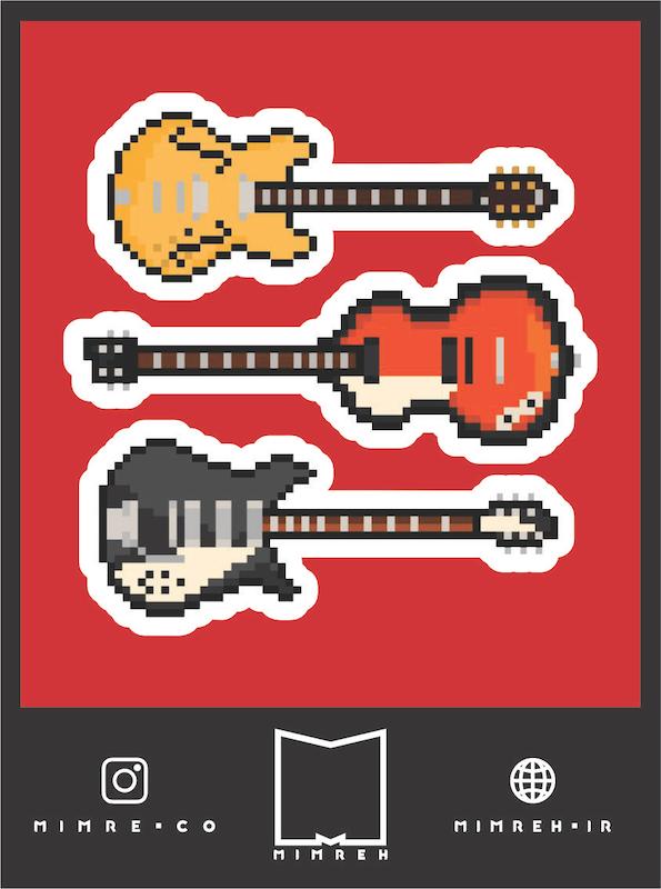 استیکر rock and metal bands6