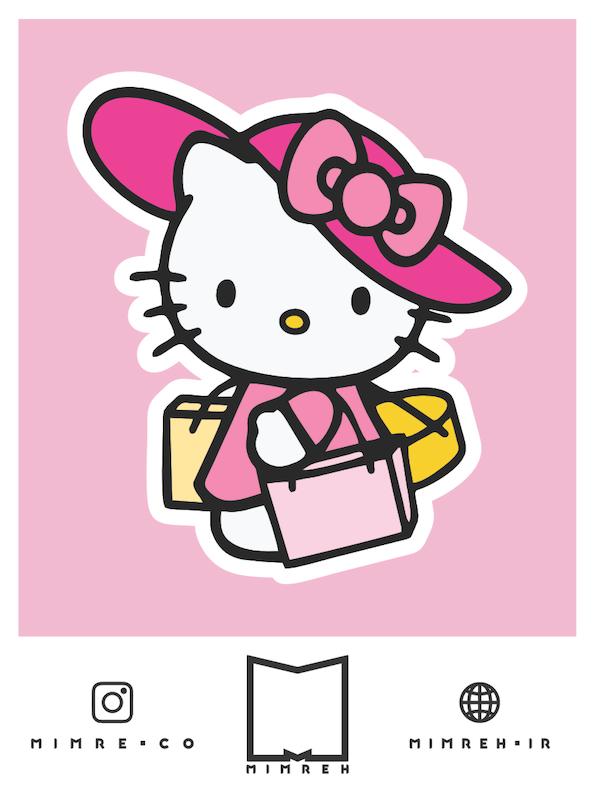 استیکر Hello kitty15